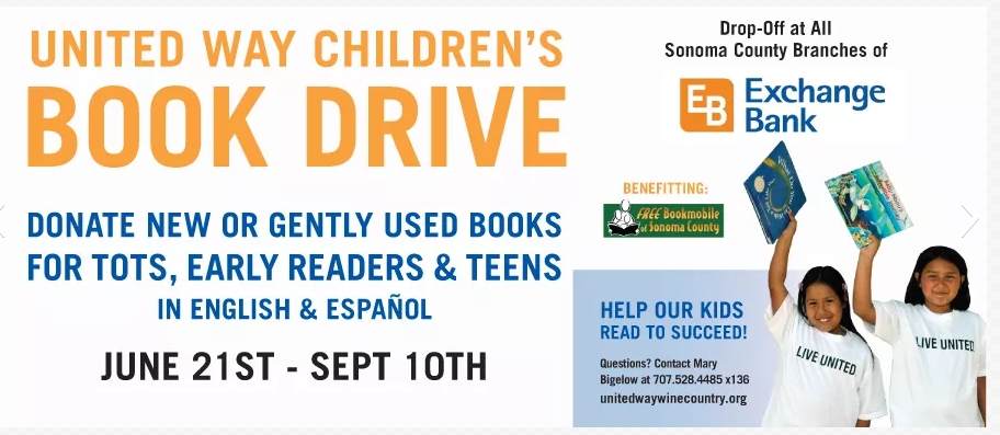 United Way of the Wine Country Children's Book Drive